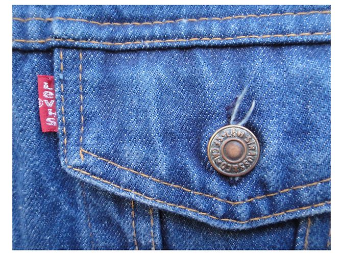 Levi's Vintage-Jacke, hergestellt in Frankreich t 40 Blau - Ansicht 4