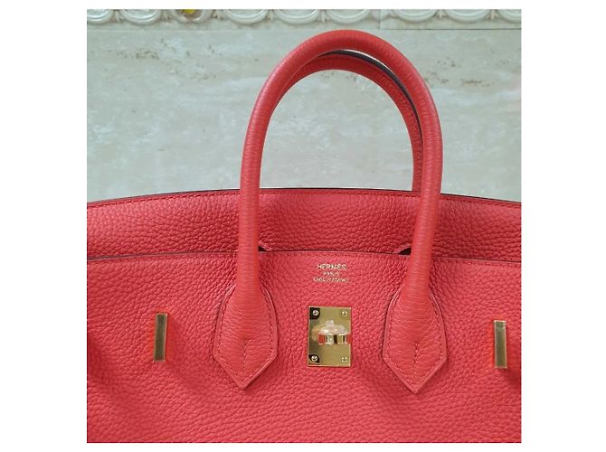 Acapulco Hermès HERMES BIRKIN 25 Tasche Rot - Ansicht 12
