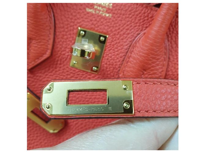 Acapulco Hermès HERMES BIRKIN 25 Tasche Rot - Ansicht 13