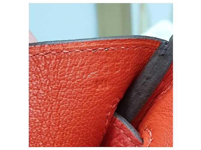 Acapulco Hermès HERMES BIRKIN 25 Tasche Rot - Ansicht 14