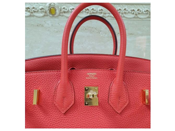Acapulco Hermès HERMES BIRKIN 25 Tasche Rot - Ansicht 15