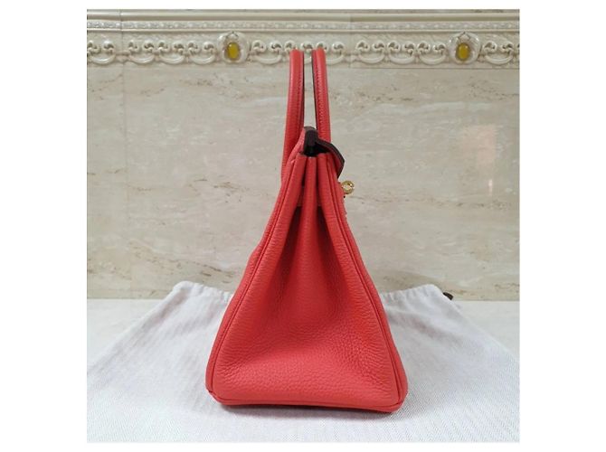 Acapulco Hermès HERMES BIRKIN 25 Tasche Rot - Ansicht 4