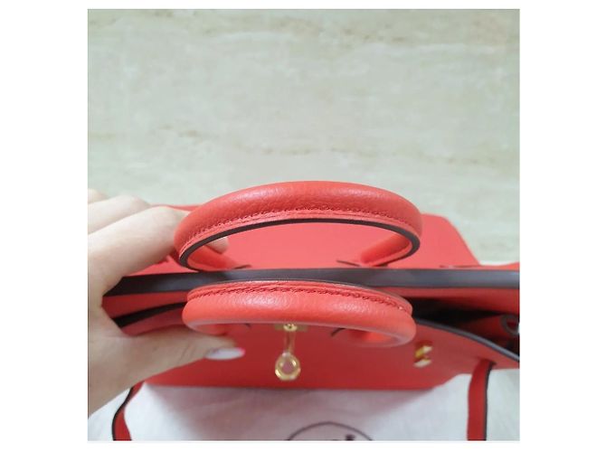 Acapulco Hermès HERMES BIRKIN 25 Tasche Rot - Ansicht 6