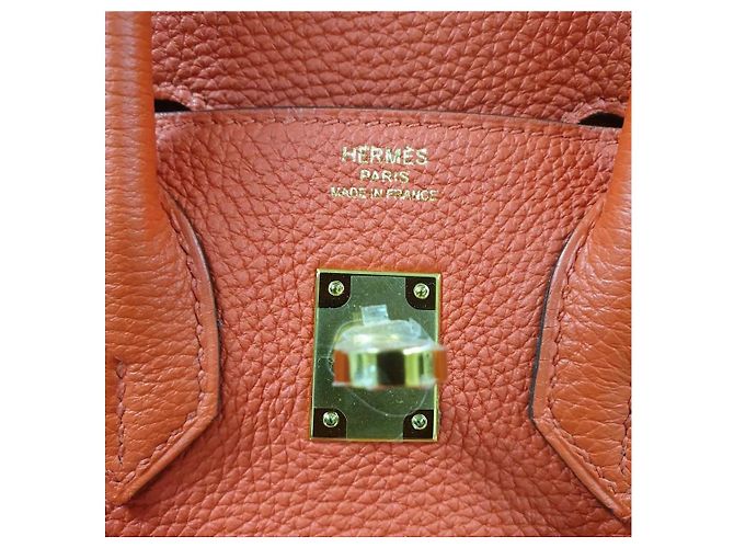 Acapulco Hermès HERMES BIRKIN 25 Tasche Rot - Ansicht 7