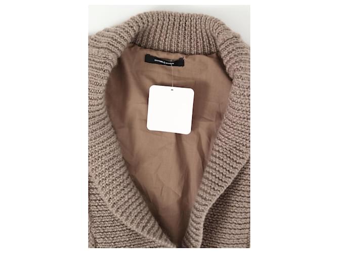 Cardigan Samsoe & Samsoe Cinza Lã - vista 3