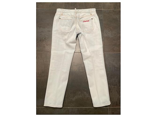 Vaqueros Dsquared2 Azul Cielo de Algodón Talla 40 Azul claro - vista 2