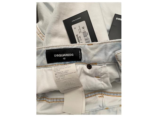 Vaqueros Dsquared2 Azul Cielo de Algodón Talla 40 Azul claro - vista 5
