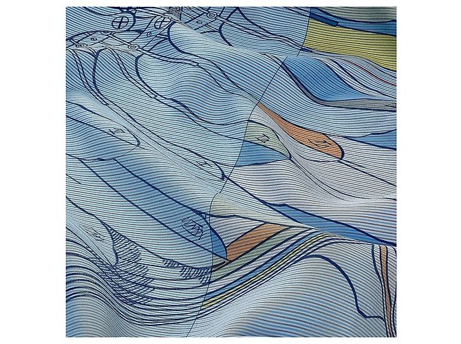 HERMES: Lavaggio a scialle/carrè 140 Camicia Le Pégase d'Hermès Cut Multicolore - vista 3