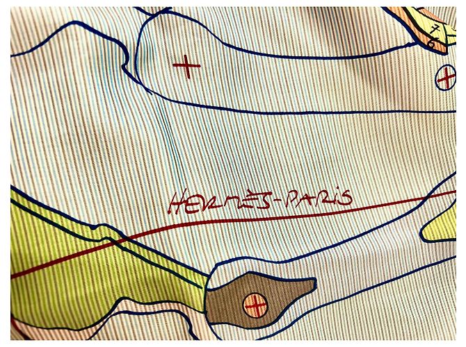 HERMES: Lavaggio a scialle/carrè 140 Camicia Le Pégase d'Hermès Cut Multicolore - vista 6