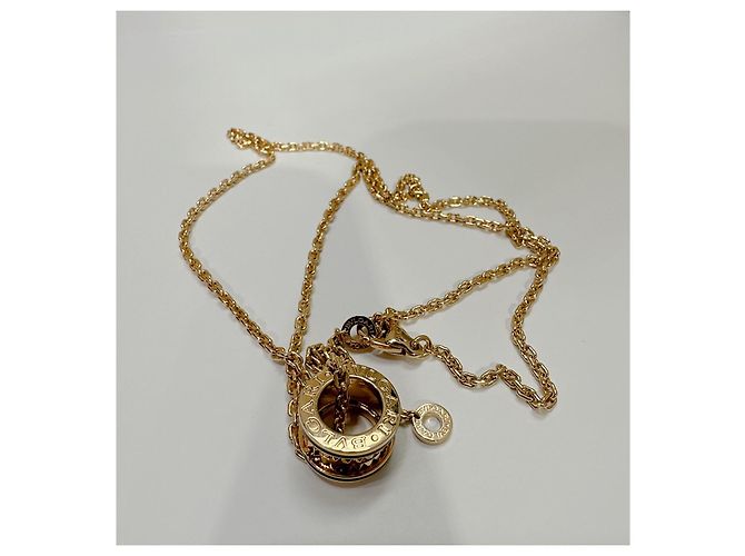 Bulgari B.Zero1 Collana con ciondolo Rock in 18 kt in oro rosa con borchie e inserti in ceramica nera Gold hardware - vista 15