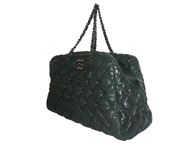 Chanel Bubble Vert foncé - vue 4