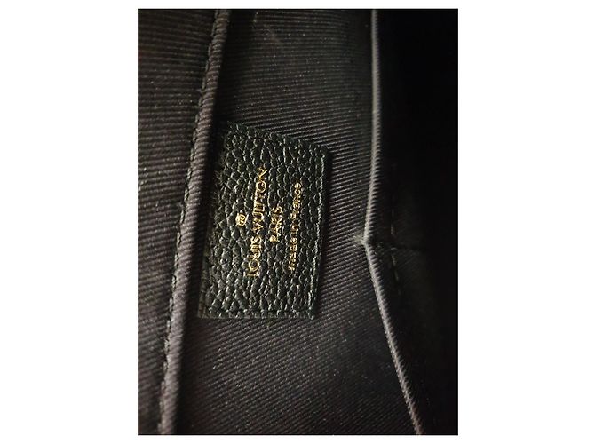 Borsa Louis Vuitton Sully PM in pelle nera Nero - vista 7