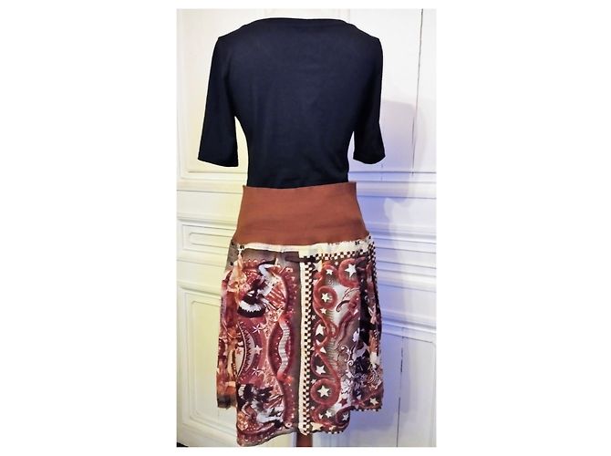 Jean Paul Gaultier FALDA GAULTIER CHEYENNE T 44 Castaña - vista 6