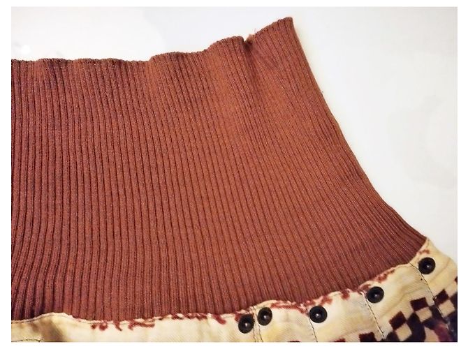 Jean Paul Gaultier FALDA GAULTIER CHEYENNE T 44 Castaña - vista 8
