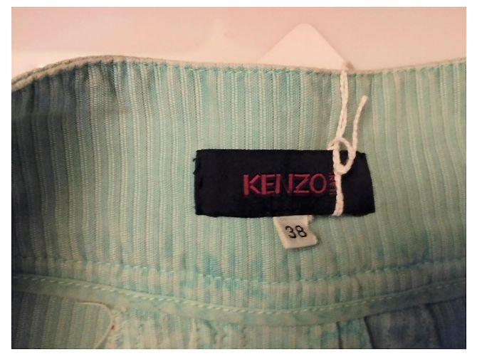 FALDA KENZO MENTA T 38 Verde claro - vista 5