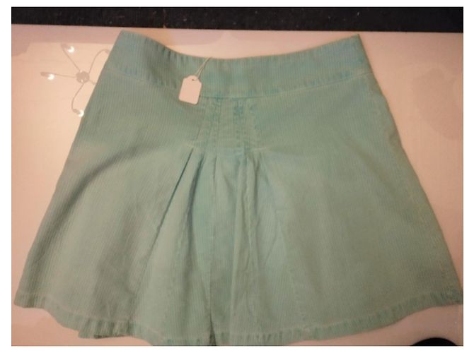 FALDA KENZO MENTA T 38 Verde claro - vista 6