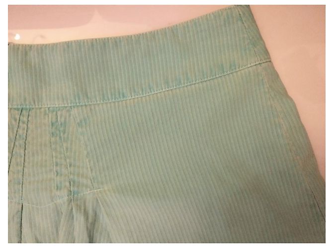 FALDA KENZO MENTA T 38 Verde claro - vista 7