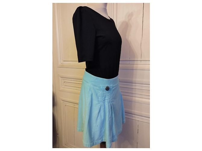 FALDA KENZO MENTA T 38 Verde claro - vista 8