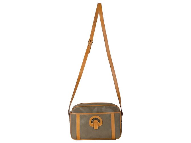 Autre Marque Borsa a tracolla in pelle martellata Ted Lapidus Grigio - vista 3