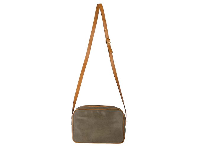 Autre Marque Borsa a tracolla in pelle martellata Ted Lapidus Grigio - vista 4