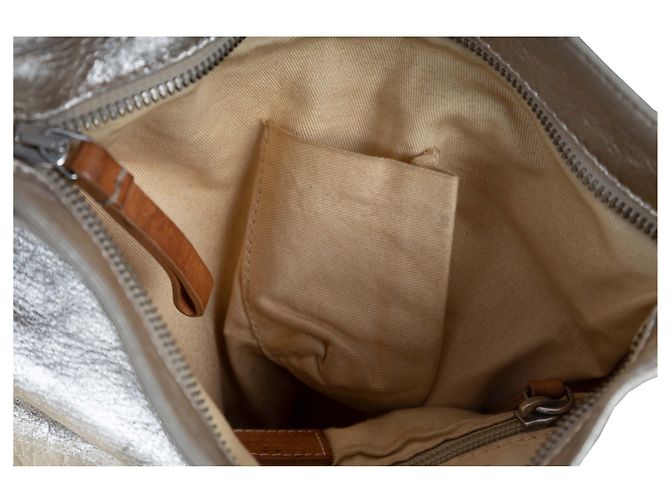 Borsa a tracolla Furla metallizzata dorata D'oro - vista 5