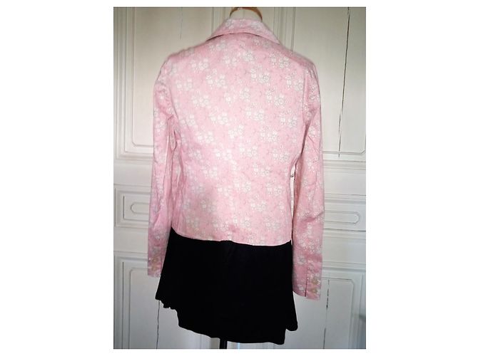 CHAQUETA ALGODÓN VERANO ULTRA LIGERA CACHAREL T 42 Rosa - vista 2