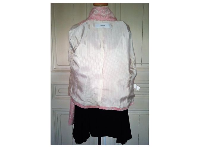 CHAQUETA ALGODÓN VERANO ULTRA LIGERA CACHAREL T 42 Rosa - vista 6
