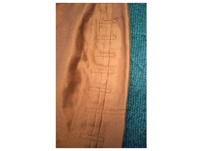 FALDA GUCCI FALDA SARGA BRONCE 12 BORDEES T 40 Castaño - vista 5