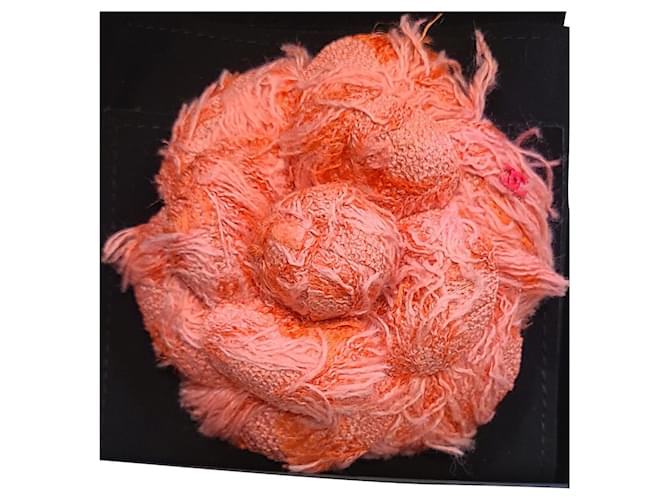 Chanel Kamelie Boucle Brosche Koralle - Ansicht 2