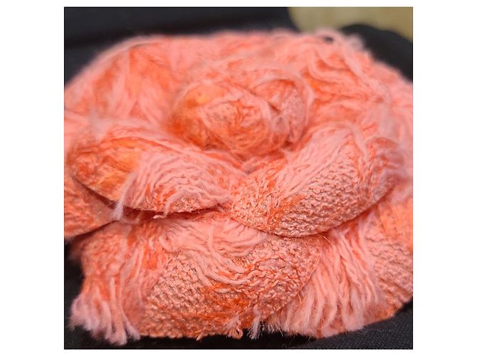 Chanel Kamelie Boucle Brosche Koralle - Ansicht 6