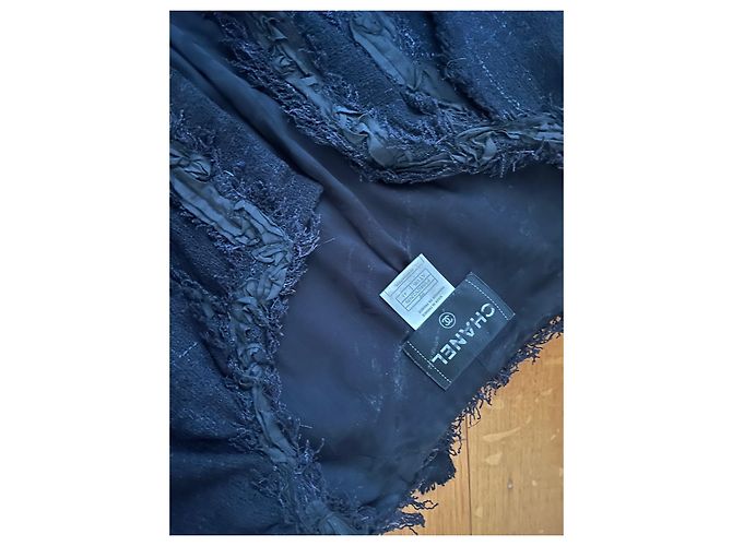 Tuta Chanel in cotone nera Nero - vista 2