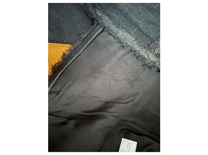 Tuta Chanel in cotone nera Nero - vista 3