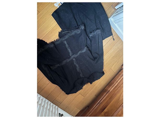 Tuta Chanel in cotone nera Nero - vista 4