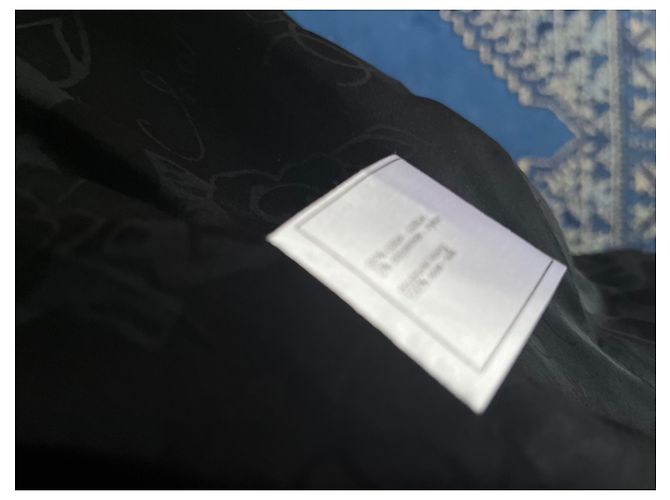 Tuta Chanel in cotone nera Nero - vista 5