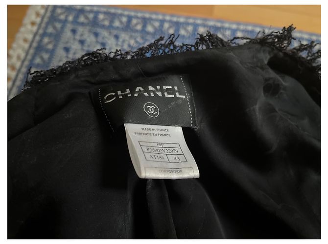 Tuta Chanel in cotone nera Nero - vista 6