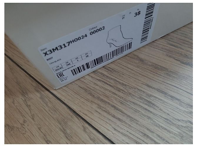 Botines Calvin Klein negros de piel de ciervo 38 - vista 3