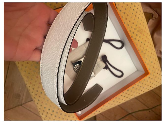Constance Hermès H Belt Blanco - vista 3