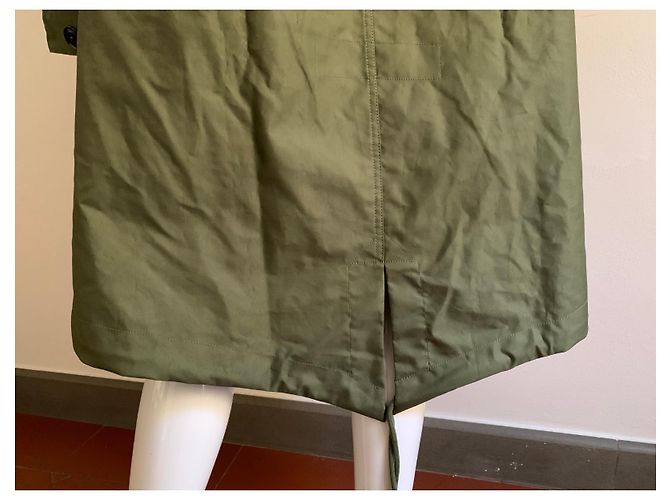 Tory Burch parka verde grande - vista 14