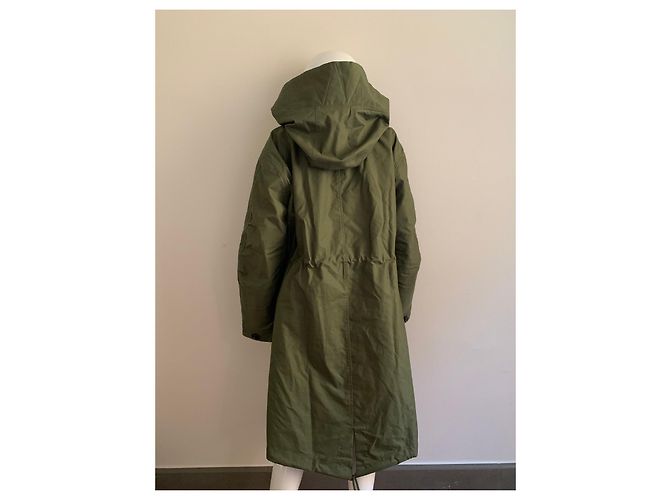 Tory Burch parka verde grande - vista 2