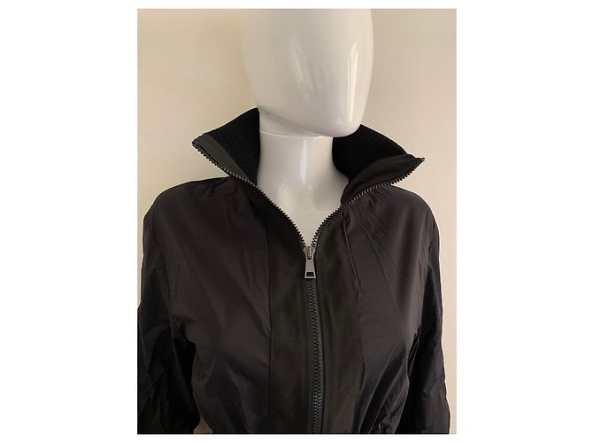 Moncler Schwarzes Nylonkleid - Ansicht 16