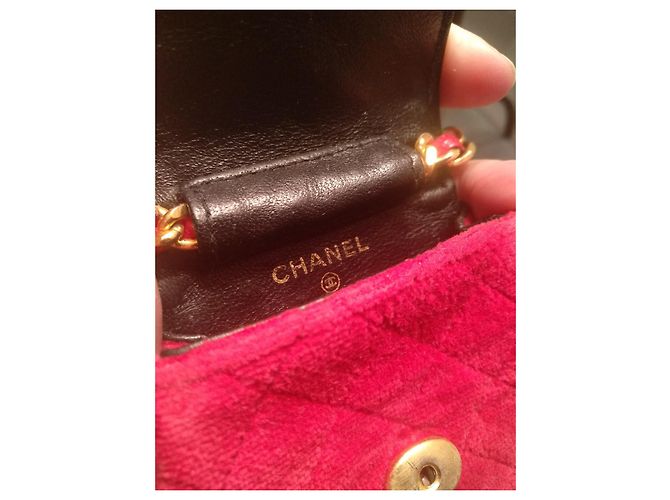 2.55 Borsa Chanel 255 Mini Nera in Satin Nero - vue 3