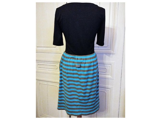 SONIA RYKIEL JUPE SKIRT  SWEAT T L OU T 40 A 48 Bleu - vue 2