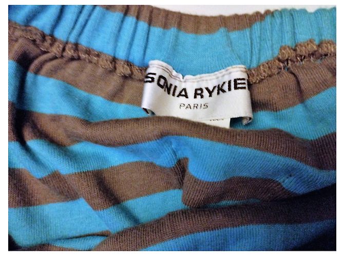 SONIA RYKIEL JUPE SKIRT  SWEAT T L OU T 40 A 48 Bleu - vue 4