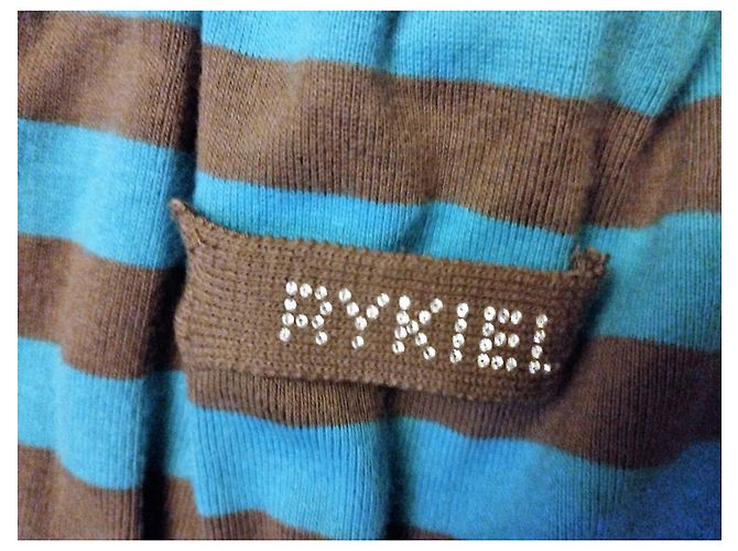 SONIA RYKIEL JUPE SKIRT  SWEAT T L OU T 40 A 48 Bleu - vue 5