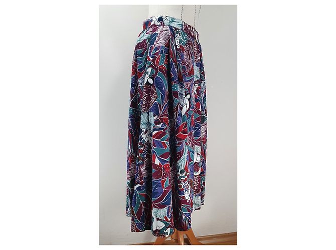 Diane Von Furstenberg Midi Rock Baumwolle Mehrfarbig Mehrfarben - Ansicht 3