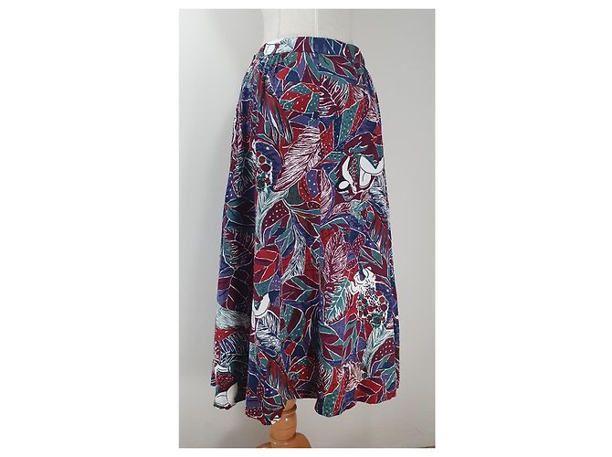 Diane Von Furstenberg Midi Rock Baumwolle Mehrfarbig Mehrfarben - Ansicht 5