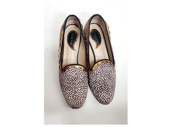 Ballerine Etro in pelle e cavallino Multicolore - vista 2