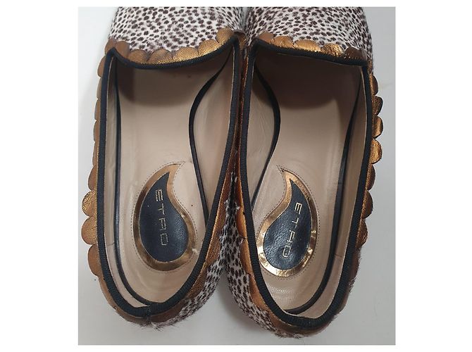 Ballerine Etro in pelle e cavallino Multicolore - vista 6