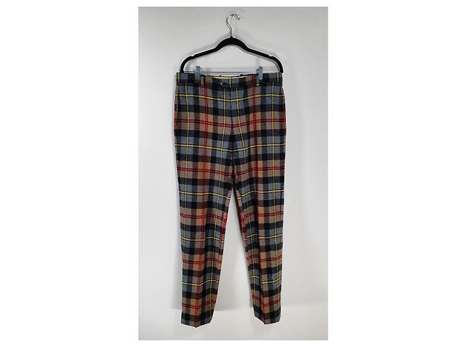 Etro Tartan Wool Pants Multiple colors - view 3