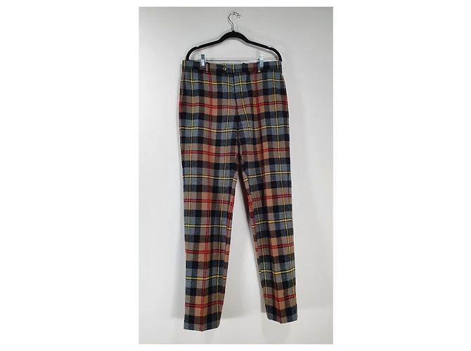 Etro Tartan Wool Pants Multiple colors - view 4